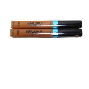 L'Oreal Infallible Pro-Glow Concealer #08 Cocoa 0.21 fl oz  Lot of 2 (New)